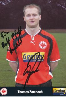 Thomas Zampach  2000/2001  Eintracht Frankfurt  Fußball Autogrammkarte original signiert 