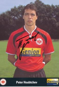 Peter Houbtchev  2000/2001  Eintracht Frankfurt  Fußball Autogrammkarte original signiert 