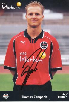 Thomas Zampach  1998/1999  Eintracht Frankfurt  Fußball Autogrammkarte original signiert 