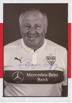 Hans "Buffy" Ettmayer † 2023  VFB Stuttgart  Fußball Autogrammkarte original signiert 