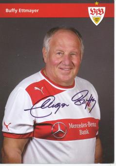 Hans "Buffy" Ettmayer † 2023  VFB Stuttgart  Fußball Autogrammkarte original signiert 