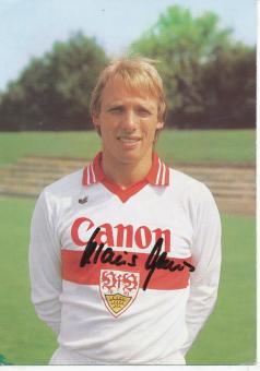 Klaus Jank  1979/1980  VFB Stuttgart  Fußball Autogrammkarte original signiert 