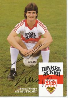 Thomas Kempe   1982/1983  VFB Stuttgart  Fußball Autogrammkarte original signiert 