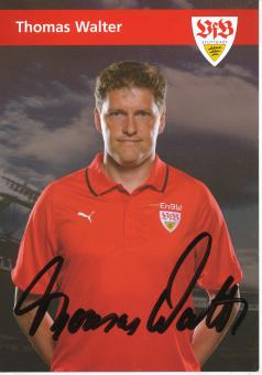 Thomas Walter  2006/2007  VFB Stuttgart II Fußball Autogrammkarte original signiert 