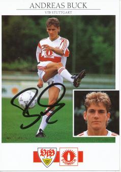 Andreas Buck  1992/1993  VFB Stuttgart  Fußball Autogrammkarte original signiert 
