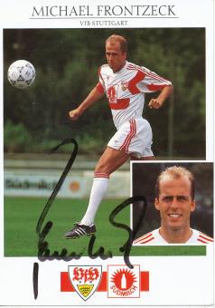 Michael Frontzeck  1992/1993  VFB Stuttgart  Fußball Autogrammkarte original signiert 