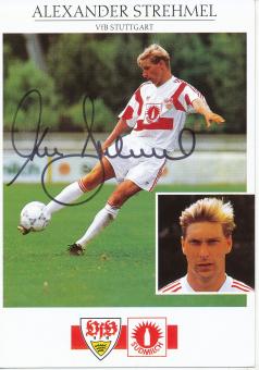 Alexander Strehmel  1992/1993  VFB Stuttgart  Fußball Autogrammkarte original signiert 