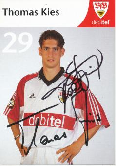 Thomas Kies  1999/2000  VFB Stuttgart  Fußball Autogrammkarte original signiert 
