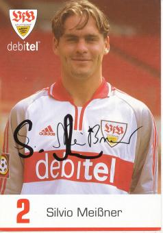 Silvio Meißner  2000/2001  VFB Stuttgart  Fußball Autogrammkarte original signiert 