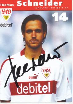 Thomas Schneider  2002/2003  VFB Stuttgart  Fußball Autogrammkarte original signiert 