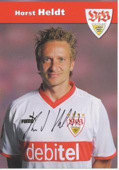 Horst Heldt  2003/2004  VFB Stuttgart  Fußball Autogrammkarte original signiert 