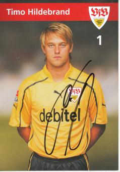 Timo Hildebrand  2004/2005  VFB Stuttgart  Fußball Autogrammkarte original signiert 