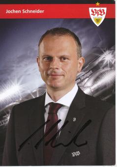 Jochen Schneider  2012/2013  VFB Stuttgart  Fußball Autogrammkarte original signiert 