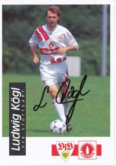 Ludwig Kögl  1994/1995  VFB Stuttgart  Fußball Autogrammkarte original signiert 