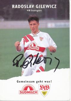 Radoslav Gilewicz  1995/1996  VFB Stuttgart  Fußball Autogrammkarte original signiert 