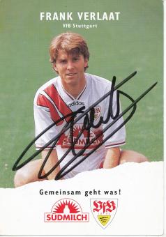 Frank Verlaat  1995/1996  VFB Stuttgart  Fußball Autogrammkarte original signiert 
