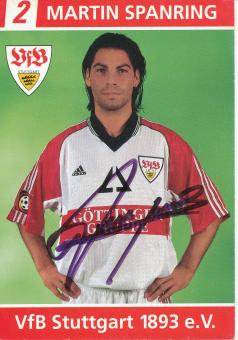 Martin Spanring  1998/1999  VFB Stuttgart  Fußball Autogrammkarte original signiert 