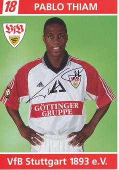 Pablo Thiam  1998/1999  VFB Stuttgart  Fußball Autogrammkarte original signiert 