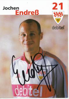 Jochen Endreß  2001/2002  VFB Stuttgart  Fußball Autogrammkarte original signiert 