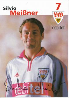 Silvio Meißner  2001/2002  VFB Stuttgart  Fußball Autogrammkarte original signiert 