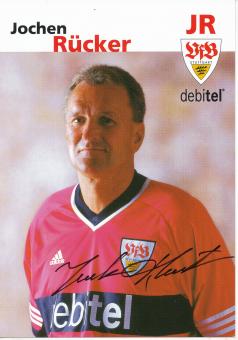 Jochen Rücker  2001/2002  VFB Stuttgart  Fußball Autogrammkarte original signiert 
