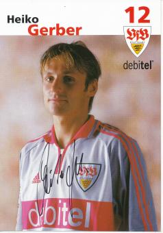 Heiko Gerber  2001/2002  VFB Stuttgart  Fußball Autogrammkarte original signiert 