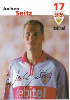 Jochen Seitz  2001/2002  VFB Stuttgart  Fußball Autogrammkarte original signiert 