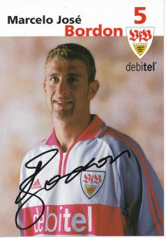 Marcelo Bordon  2001/2002  VFB Stuttgart  Fußball Autogrammkarte original signiert 