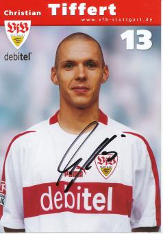 Christian Tiffert  2002/2003  VFB Stuttgart  Fußball Autogrammkarte original signiert 