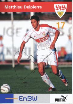 Matthieu Delpierre  2005/2006  VFB Stuttgart  Fußball Autogrammkarte original signiert 