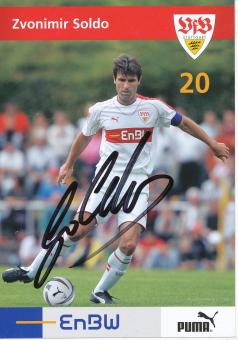 Zvonimir Soldo  2005/2006  VFB Stuttgart  Fußball Autogrammkarte original signiert 