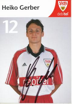 Heiko Gerber  1999/2000  VFB Stuttgart  Fußball Autogrammkarte original signiert 