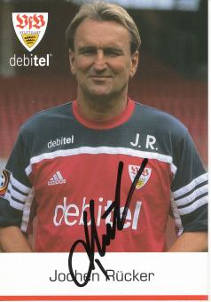 Jochen Rücker  2000/2001  VFB Stuttgart  Fußball Autogrammkarte original signiert 
