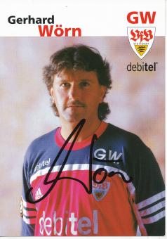 Gerhard Wörn  2001/2002  VFB Stuttgart  Fußball Autogrammkarte original signiert 