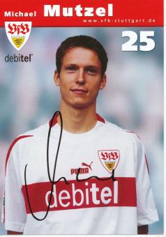 Michael Mutzel  2002/2003  VFB Stuttgart  Fußball Autogrammkarte original signiert 
