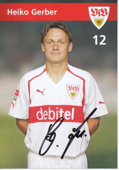 Heiko Gerber  2004/2005  VFB Stuttgart  Fußball Autogrammkarte original signiert 