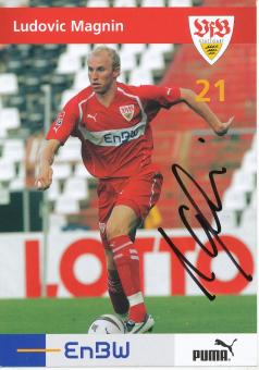 Ludovic Magnin 2005/2006  VFB Stuttgart  Fußball Autogrammkarte original signiert 