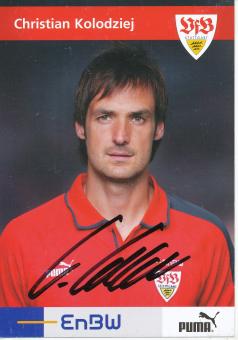Christian Kolodziej  2005/2006  VFB Stuttgart  Fußball Autogrammkarte original signiert 
