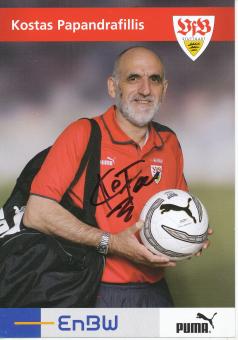 Kostas Papandrafillis  2005/2006  VFB Stuttgart  Fußball Autogrammkarte original signiert 