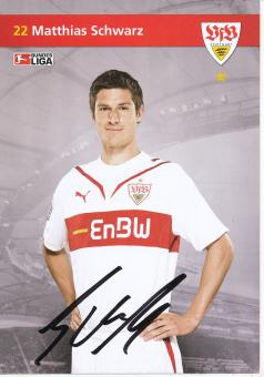 Matthias Schwarz  2009/2010  VFB Stuttgart  Fußball Autogrammkarte original signiert 