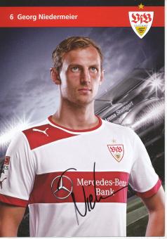 Georg Niedermeier  2012/2013  VFB Stuttgart  Fußball Autogrammkarte original signiert 
