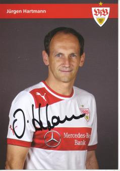 Jürgen Hartmann  VFB Stuttgart Fußball Autogrammkarte original signiert 