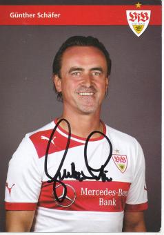 Günther Schäfer  VFB Stuttgart Fußball Autogrammkarte original signiert 
