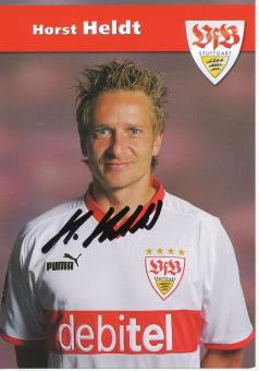 Horst Heldt  2003/2004  VFB Stuttgart Fußball Autogrammkarte original signiert 