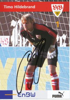 Timo Hildebrand  2005/2006  VFB Stuttgart Fußball Autogrammkarte original signiert 