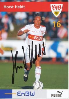 Horst Heldt  2005/2006  VFB Stuttgart Fußball Autogrammkarte original signiert 