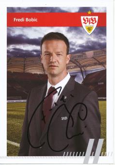 Fredi Bobic  2011/2012  VFB Stuttgart Fußball Autogrammkarte original signiert 
