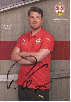 Philipp Laux  2015/2016  VFB Stuttgart Fußball Autogrammkarte original signiert 