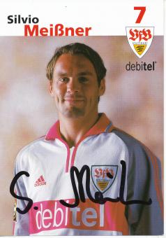 Silvio Meißner  2001/2002  VFB Stuttgart Fußball Autogrammkarte original signiert 