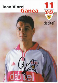 Ioan Viorel Ganea  2001/2002  VFB Stuttgart Fußball Autogrammkarte original signiert 
